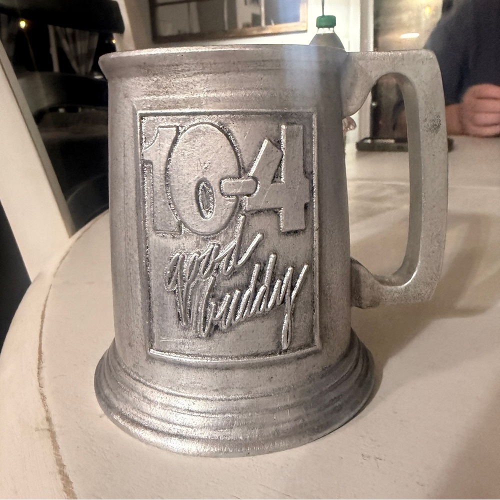 Vtg 10-4 Good Buddy pewter mug